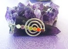 Amethyst Pendant With Cho Ku Rei Reiki Power Symbol   Chain  Chakra Pendant