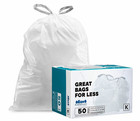 Plasticplace Custom Fit Trash Bags Compatible With Simplehuman Code K  50 Count