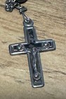 Vintage French Rosary Beads Black Beads Devotional Catholic France