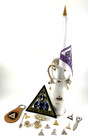Iyob Filiae Jobs Daughters Patch  Key Chain  Charm  Pins  Vase   Lot Of 16   Nos