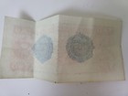 Obsolete Us Currency  2 Bank Of  Evansville Indiana Note 1857 Orange Stamped On