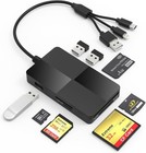 Memory Stick Pro Duo Adapter Reader - 8 In 1 Sd tf ms cf xd Card Reader For I   