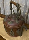 Antique Moroccan Copper And Brass Tea Kettle