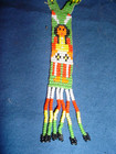 Vintage Native American Indian Fine Beaded Necklace