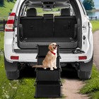 Folding Dog Pet Steps Ramp Stairs Car Boot Portable Ladder For High Bed Truck