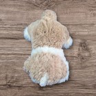 Vintage Plush Saint Bernard Dog Stuffed Animal 10-inch Tan Brown
