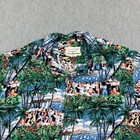 Vintage Reyn Spooner Guy Buffet Design Hawaiian Shirt Medium 100  Rayon Palms
