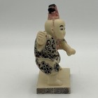 Japanese Karako Boy Figurine Martial Arts Pose Kimono Pattern Resin Statue 5 
