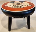 Vintage 1960s Walt Disney Mickey Mouse Club Foot Stool 13  Wide Excellent Cond 