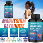 Magnesium Glycinate 500mg 240 Capsules For Sleep Stress Relief Support Bone Lot