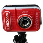Vtech Kidizoom Creator Cam Hd Video Camera Kids Red W stand Working works Tested