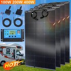 400w 200w Watt Mono Solar Panel W  12v Battery Charger Controller Rv Home Boat