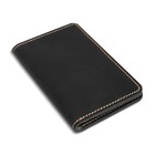 Leather Journal Cover For Moleskine Cahier Notebook Pocket Size 3 5  X Black