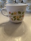 Vtg Corelle Strawberry Sundae Corning Coffee Tea Cup 3 5  Diameter 3  Tall Euc 