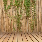 6 Ft  H X 16 Ft  L Natural Jumbo Reed Bamboo Fencing