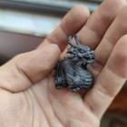 Chinese Old Bronze Copper Statue Hand Carved Dragon Figure Statue Decoration