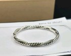 David Yurman Petite Infinity Bracelet 925 Sterling Silver 4 4mm Medium