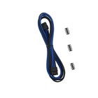 8-pin Pcie Cable  Modmesh Sleeved  60cm  Black   Blue  Compatible With Corsair R