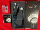 3m Littmann Cardiology Iv Stethoscope 27    Caribbean Blue   Box  Case   Extras