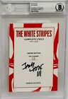Jack White Signed Autograph Slabbed Encapsulated Bookplate  33 Bas Graded 10