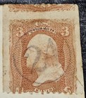 Efo  65 Misperf On Cover  Word  cents  Missing  1861 