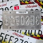 Maryland License Plate     free         1 Random Tag W  Maryland State Flag Graphic