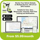 Track Wise 4g Lte Obd2 Gps Truck   Car Tracker     10s Updates  Geo-fence Alerts