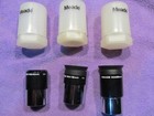 3 - Meade Telescope Eyepieces 4  12  25  With Plastic Cases