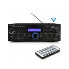 Pyle 200w Usb Fm Radio Stereo Audio Receiver  2x 4  200w Speakers  Banana Plugs
