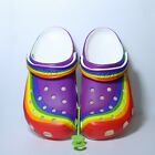 Crocs Classic Rainbow Dye Unisex Clog Mens 7  8   Womens 9  10