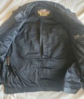Genuine Harley Davidson Biker Motorcyle Leather Vest Jacket Black Large