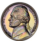 Pr66 1962 5c Jefferson Proof Nickel  Pcgs Secure- Pretty Cello Toned