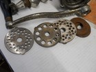 Vintage Griswold Cast Iron Meat Food Chopper Grinder No  3 W  Attachments