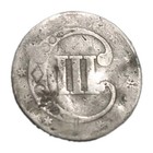 1852 Us Three Cent Silver Trime Thrime 3c Piece Tiny Damaged Scarce Coin 