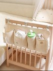 Baby Crib Hanging Organizer Nursery Storage Bag Diaper Caddy Bedside Pocket   