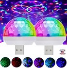 1 4x Usb Mini Disco Ball Party Lights  Dj Stage Strobe Lights  Sound Control Led