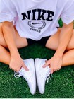 Nike Sideline Iv Cheer Shoes White Women   s Size 6 5 943790
