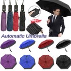 11  Automatic Open Close Umbrella Anti-uv Rain Wind Travel Compact Men   Women
