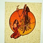 Authentic Vintage Photolith Usa Dragon Lady Heat Transfer Iron On - Lot Of 3