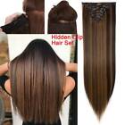 Us 8 Pieces Clip In Hair Extensions Full Head Natural As Human Real Long Wavy Gh