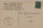 Santa Claus With  Victorian Children Reads Book antique christmas Postcard p524