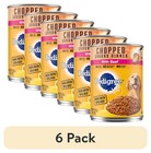  6 Pack  Pedigree Chopped Ground Adult Canned Wet Dog Food With Beef  13 2 Oz
