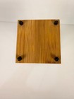 Decorative Sand Timer  30 Min  Wooden Hour Glass Bamboo Wood Frame   Black Sand