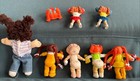 Vintage Cabbage Patch Kids Small Mini Figures Pvc Figurines Eraser Lot Of 8