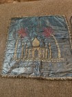 Wwii 1944 India Bullion Embroidered Souvenir Textiles Taj Mahal Pair