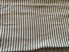Pair Pottery Barn Blue    White Ticking Stripe Standard Pillow Shams 100  Cotton