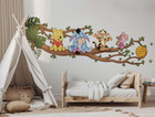 Winnie Wall Sticker Winnie On Tree Wall Mural Eeyore Wall Art Nursery Wall Decal