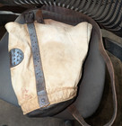 Original U s   Army Cavalry artillery Canvas And  Leather Horse Feed Bag