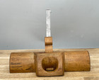 Vintage Wooden Router Plane 1 2  Iron Granny Tooth Woodworking Old Tool