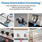 5-pack Gas Stove Knob Locks For Child Safety  Durable Design Knob Safety Covers